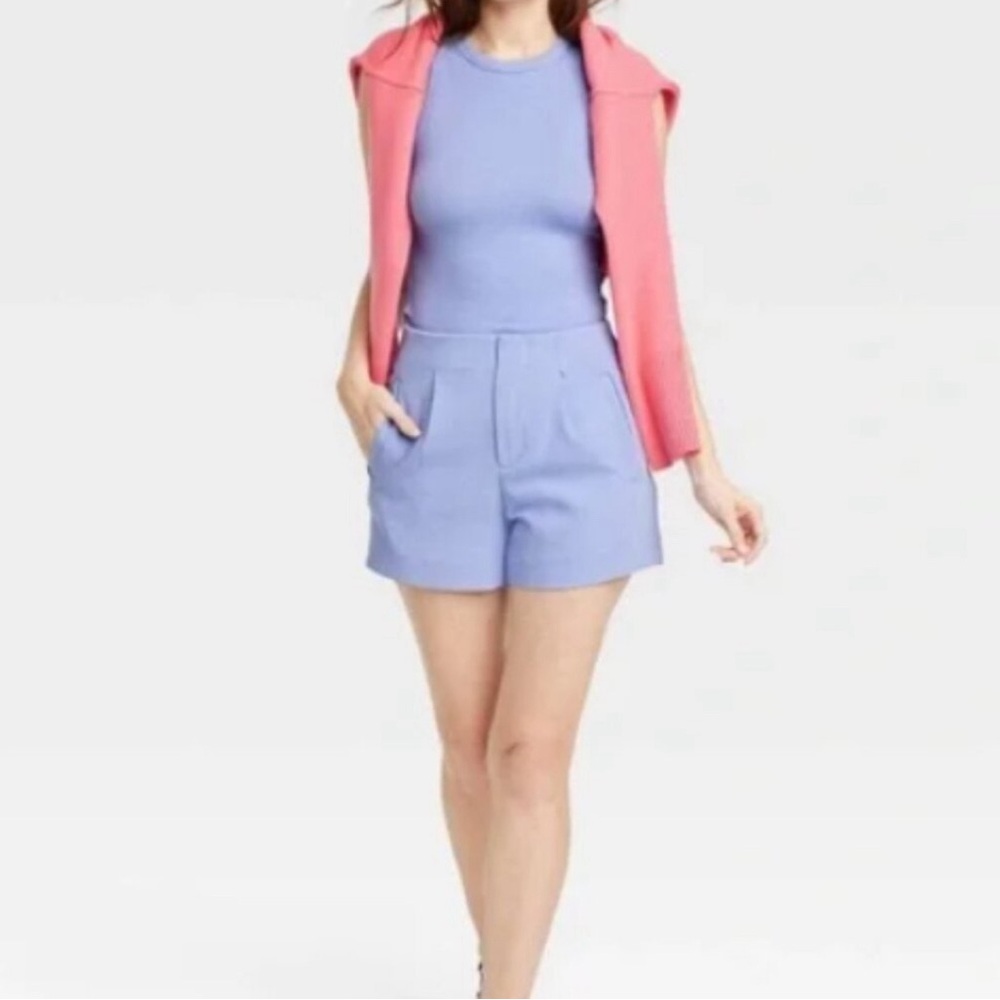 A New Day women’s High Rise Tailored Shorts 8 GUC